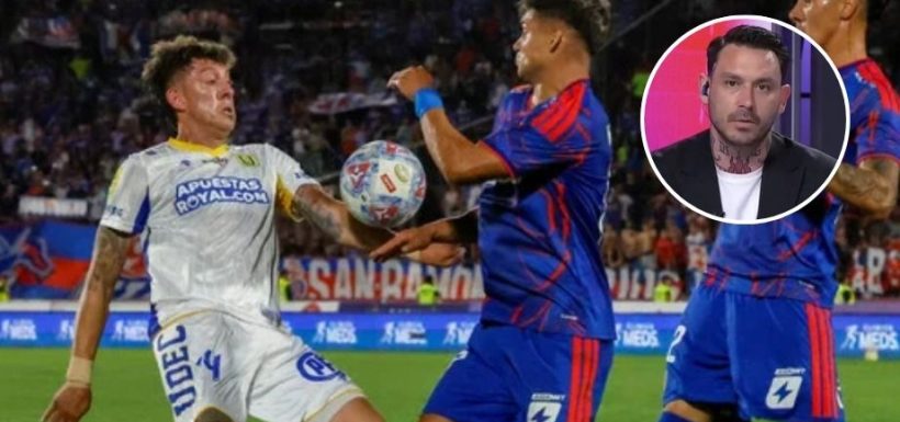 Mauricio Pinilla furia por penal no cobrado a U de Chile.