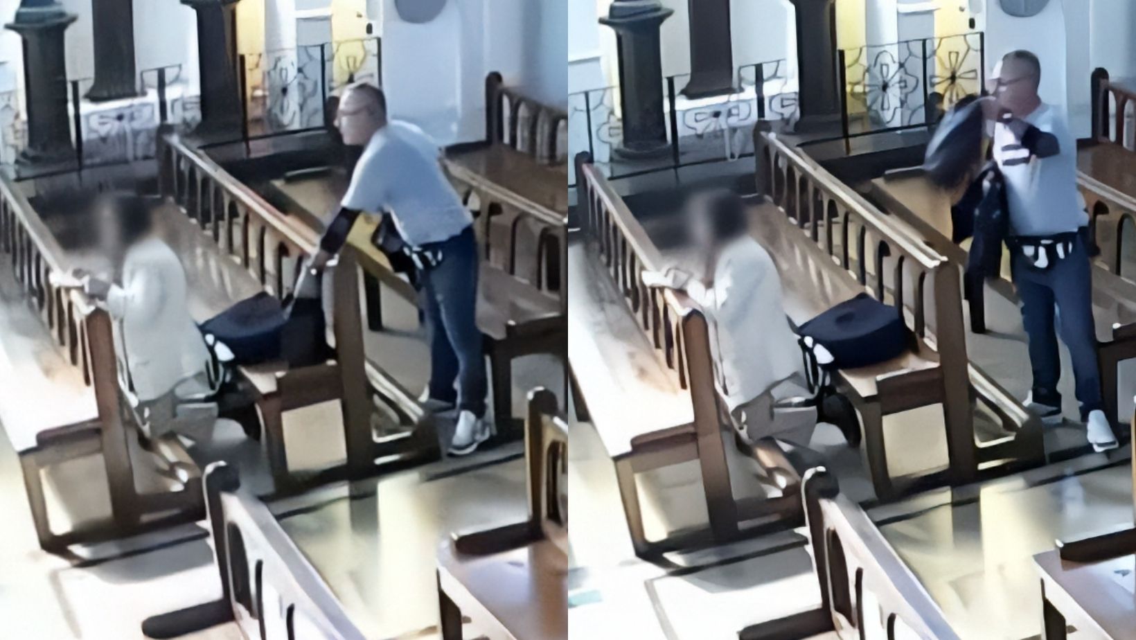 Adulta fue rezar a una parroquia y descarado ladrón terminó robándole todo: “Sentí angustia, un susto tremendo”