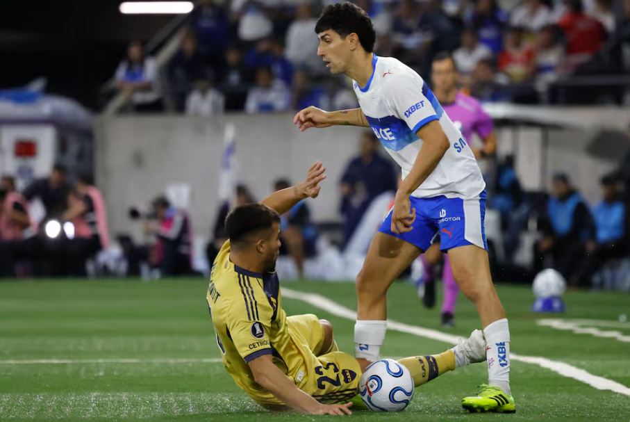 La falta recibida por Justo Giani.