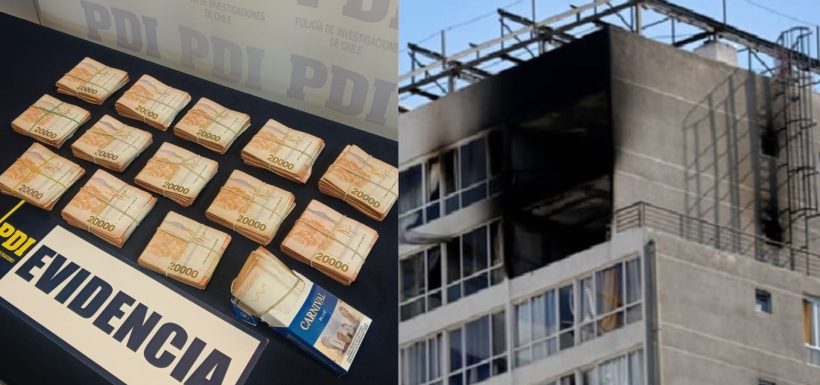 Mujer provocó incendio en departamento para ocultar millonario robo: habían más de 12 millones de pesos