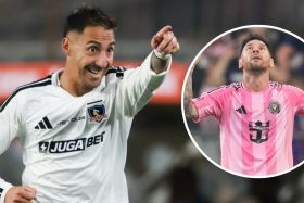 Javier Correa asoma en prestigioso ranking internacional con Messi tras su doblete en Colo Colo