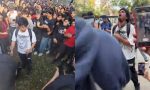 VIDEO | Registran impactante linchamiento que vivió streamer Corxea en pleno centro de Santiago