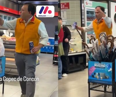 VIDEO | “¡¿Qué te pasa, rota conche...?!": Furioso sujeto desató el caos en un Pronto Copec y despertó indignación por maltrato a trabajadoras