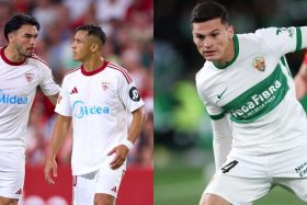 Sevilla de Alexis y Suazo evita el descenso, Cepeda y el Elche siguen sufriendo