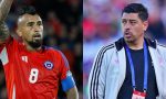 Arturo Vidal barre con Nicolás Córdova tras derrota de La Roja