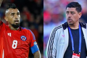 Arturo Vidal barre con Nicolás Córdova tras derrota de La Roja