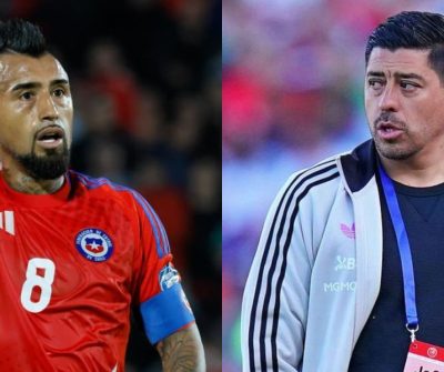 Arturo Vidal barre con Nicolás Córdova tras derrota de La Roja
