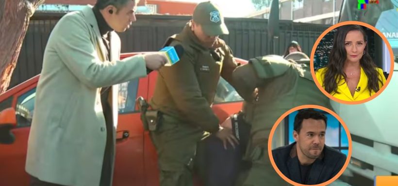 VIDEO | “Yo quiero ser honesto”: Notero de CHV enfrenta a conductores de matinal y cuestiona procedimiento policial