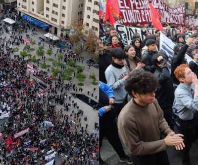 “El nivel de represión que existe...": Escala tensión entre Confech y Gobierno tras jornada de movilización estudiantil