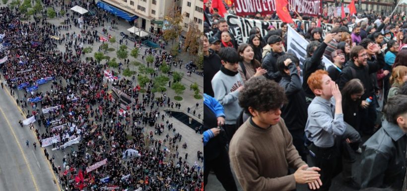 “El nivel de represión que existe...": Escala tensión entre Confech y Gobierno tras jornada de movilización estudiantil