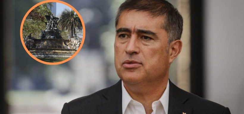 Le dieron portazo a su idea de enrejar la Fuente Alemana y Desbordes arremete: Plantea eliminar importante organismo