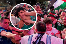 Pelea Argentina y Argelia