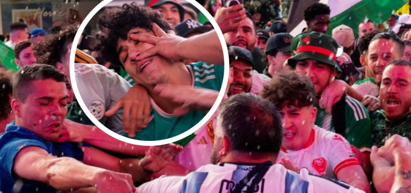 Pelea Argentina y Argelia