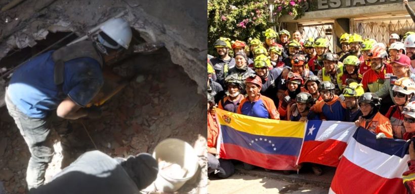 “Nos dio fuerzas para seguir”: Rescatistas chilenos revelan lo que más los marcó tras llegar a la zona devastada en Venezuela