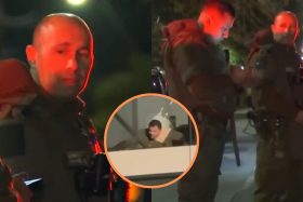 VIDEO | Tras conocerse que se encuentra grave: Canal 13 dio a conocer particular registro en caso de PDI que se parapetó