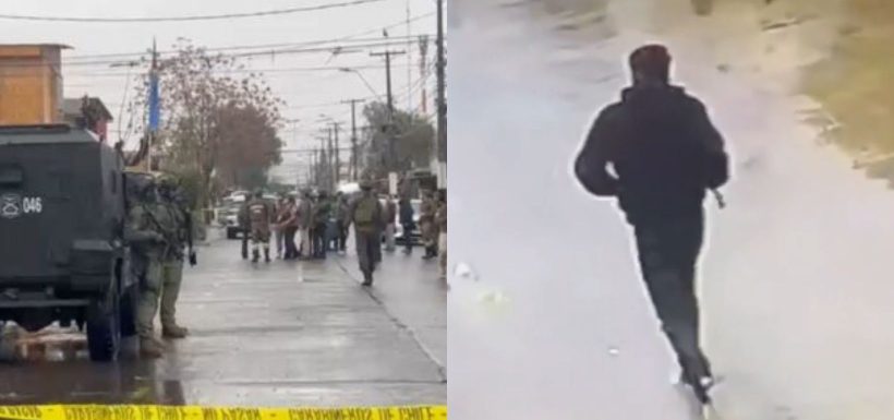 FOTOS | Investigación avanza tras violento episodio en Lo Espejo: Revelan imágenes del sospechoso de balear a carabineros