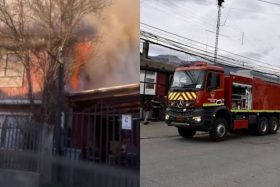 Incendio termina en tragedia en Coyhaique: Dos hermanas adolescentes fueron halladas sin vida