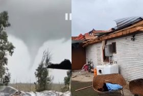 “Me quedé mirando pero me botó”: Dueño de casa destruida por el tornado revive duros momentos que enfrentó junto a su familia