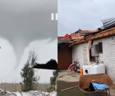 “Me quedé mirando pero me botó”: Dueño de casa destruida por el tornado revive duros momentos que enfrentó junto a su familia