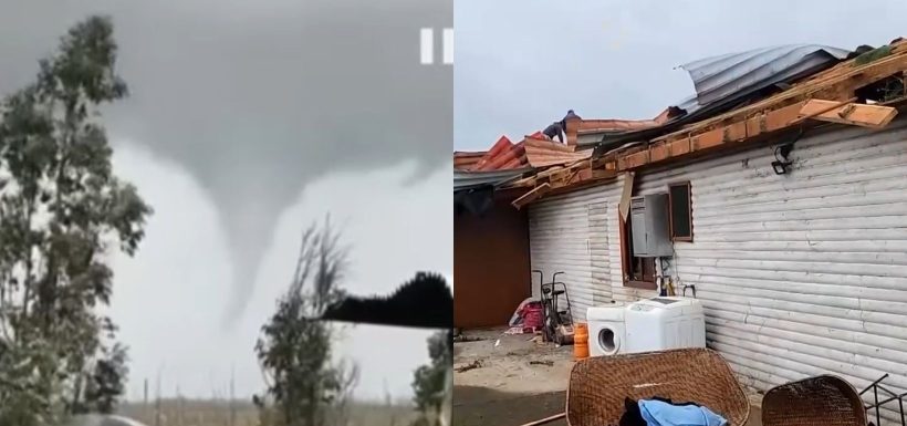 “Me quedé mirando pero me botó”: Dueño de casa destruida por el tornado revive duros momentos que enfrentó junto a su familia