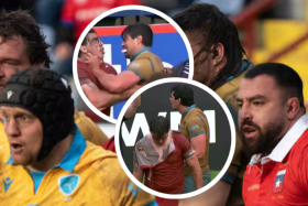 Chile Uruguay Pelea Rugby
