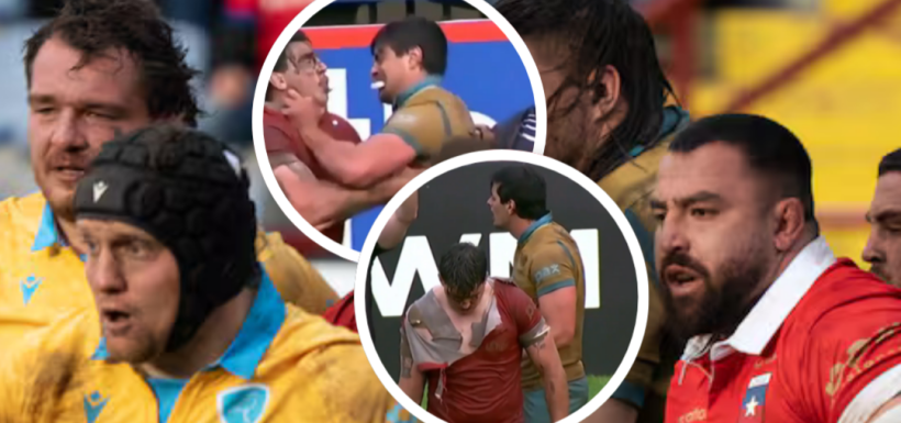 Chile Uruguay Pelea Rugby