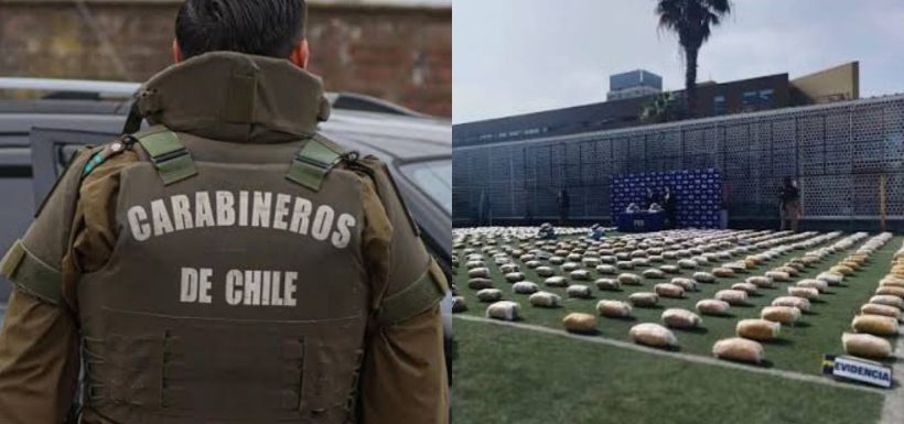 Cae banda narco transnacional que tenía apoyo de un carabinero: Decomisaron cerca de $78 mil millones en dosis de cocaína.