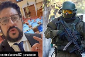 La propuesta de “combatir fuego con más fuego” de diputado Orrego: “Subametralladoras UZI ahora para carabineros”