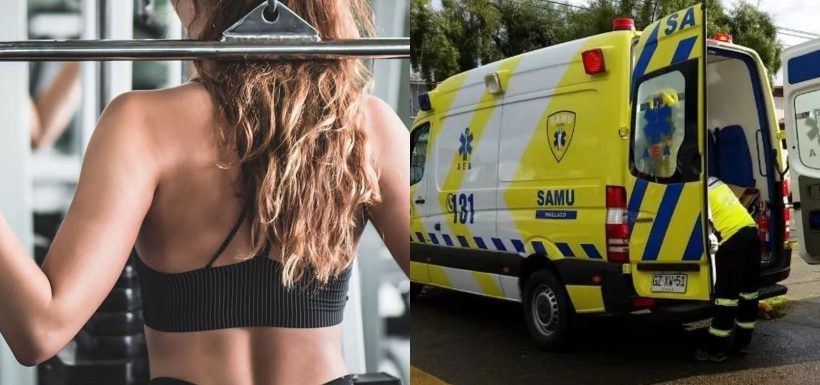 Momentos de terror en centro de pilates en Castro: Mujer quedó con fierro incrustado en su cara tras una caída