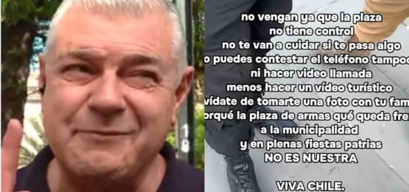 VIDEO | Critican a director de Seguridad de Santiago por justificar actuar de guardias tras denuncia de tiktoker en Plaza de Armas