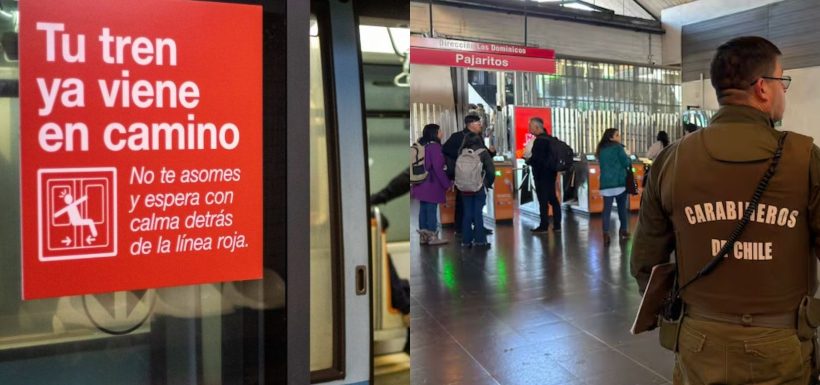 No intentaba atentar contra su vida: Metro de Santiago lamenta trágica muerte de pasajero en la Línea 1