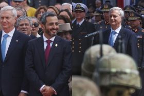 Presidente Kast y alcalde White encabezan desfile con masivo despliegue de seguridad: Hasta francotiradores habían