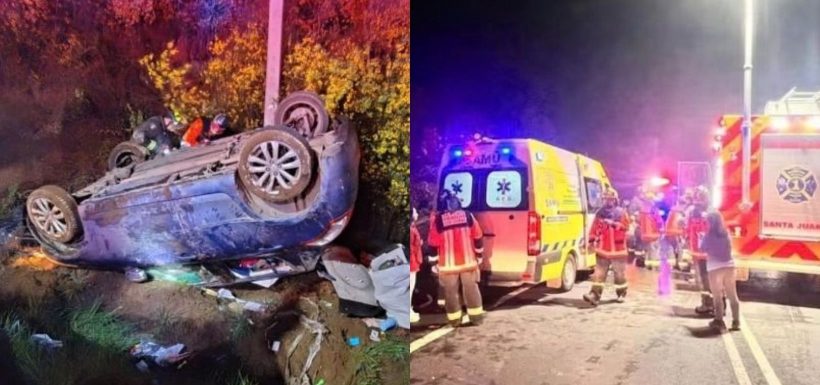 “Las próximas 48 horas son clave”: La dramática espera por hijos de conductora ebria que volcó en el Bío Bío