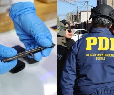 “Se puede dar muerte a una persona”: PDI incauta insólita arma camuflada como lápiz durante operativo contra banda narco