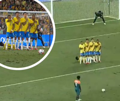 VIDEO australia Golazo tiro libre Brasil