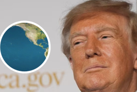 Donald Trump EE.UU Océano Pacífico Atlántico