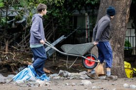 Las Condes voluntarios Aluvión