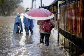 Lluvias RM región metropolitana Santiago Delegación presidencial