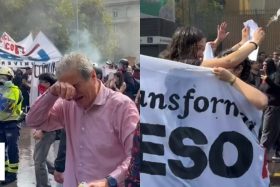 VIDEO | “¡Esto es fascismo puro!”: Acusan “represión brutal, salvaje” de Carabineros en marcha autorizada de la Confech