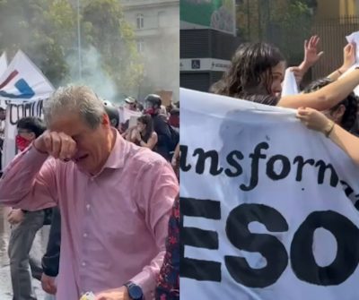 VIDEO | “¡Esto es fascismo puro!”: Acusan “represión brutal, salvaje” de Carabineros en marcha autorizada de la Confech