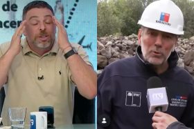 Entrevista con Ministro de Grange tras aluvión en Las Condes sacó de quicio a Neme: “¡Pero es una obviedad, poh, ministro!”