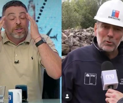 Entrevista con Ministro de Grange tras aluvión en Las Condes sacó de quicio a Neme: “¡Pero es una obviedad, poh, ministro!”