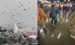 VIDEO | Tormenta golpea Santiago y Senapred declara Alerta Roja: Calles inundadas, granizos y estaciones de Metro afectadas