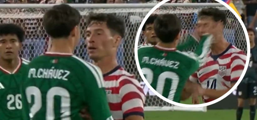 VIDEO Cachetada Doble Jugador Mexico
